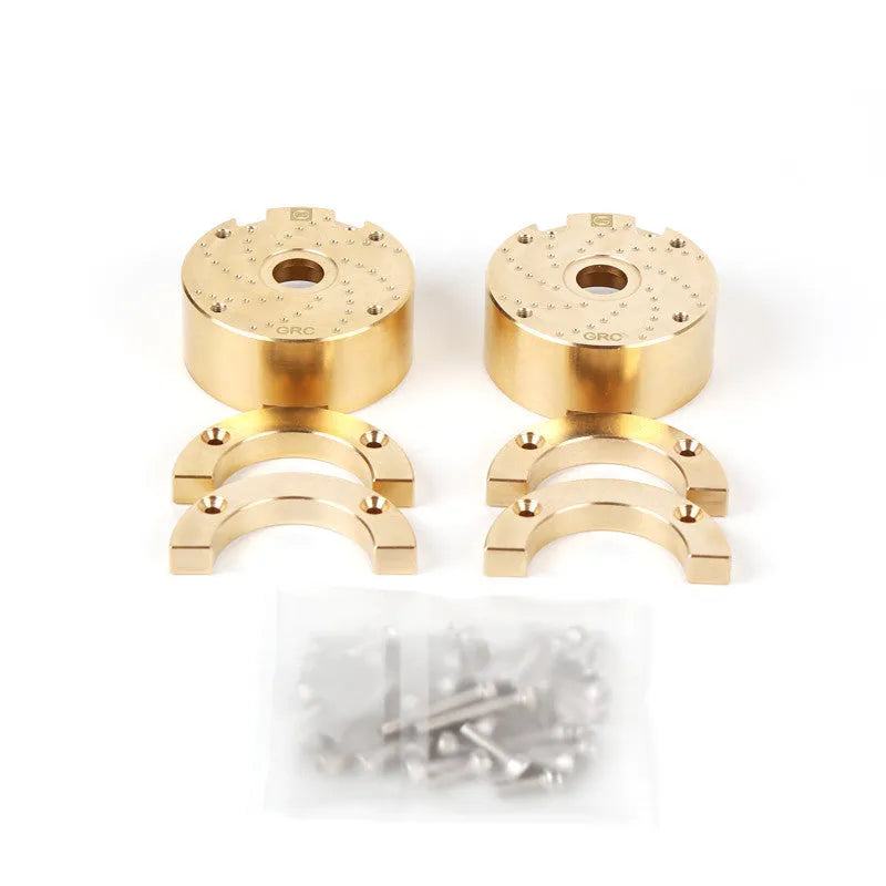 Brass gearbox cover metal toy accessory for side axle door positioning