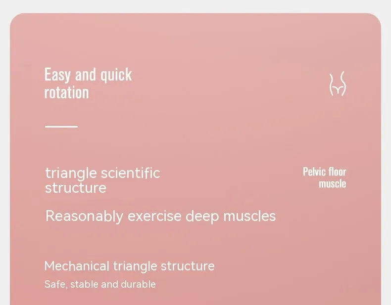Grey coloured pelvic floor muscle trainer with a counter display, held in hand.