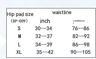 Black cycling hip protection pants showing protective panel positioning for hip impact reduction
