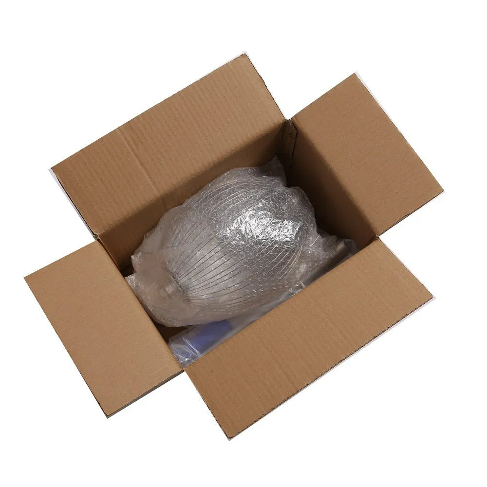 Metallic silver stainless steel golf ball picker with 40cm shaft and 9cm collection head