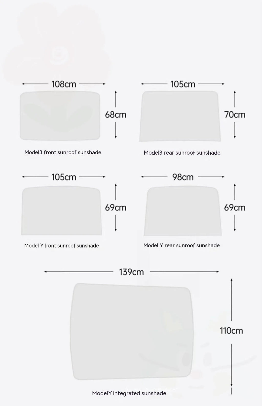 Silicone electrostatic car sunshade with plaid pattern shown in black colour