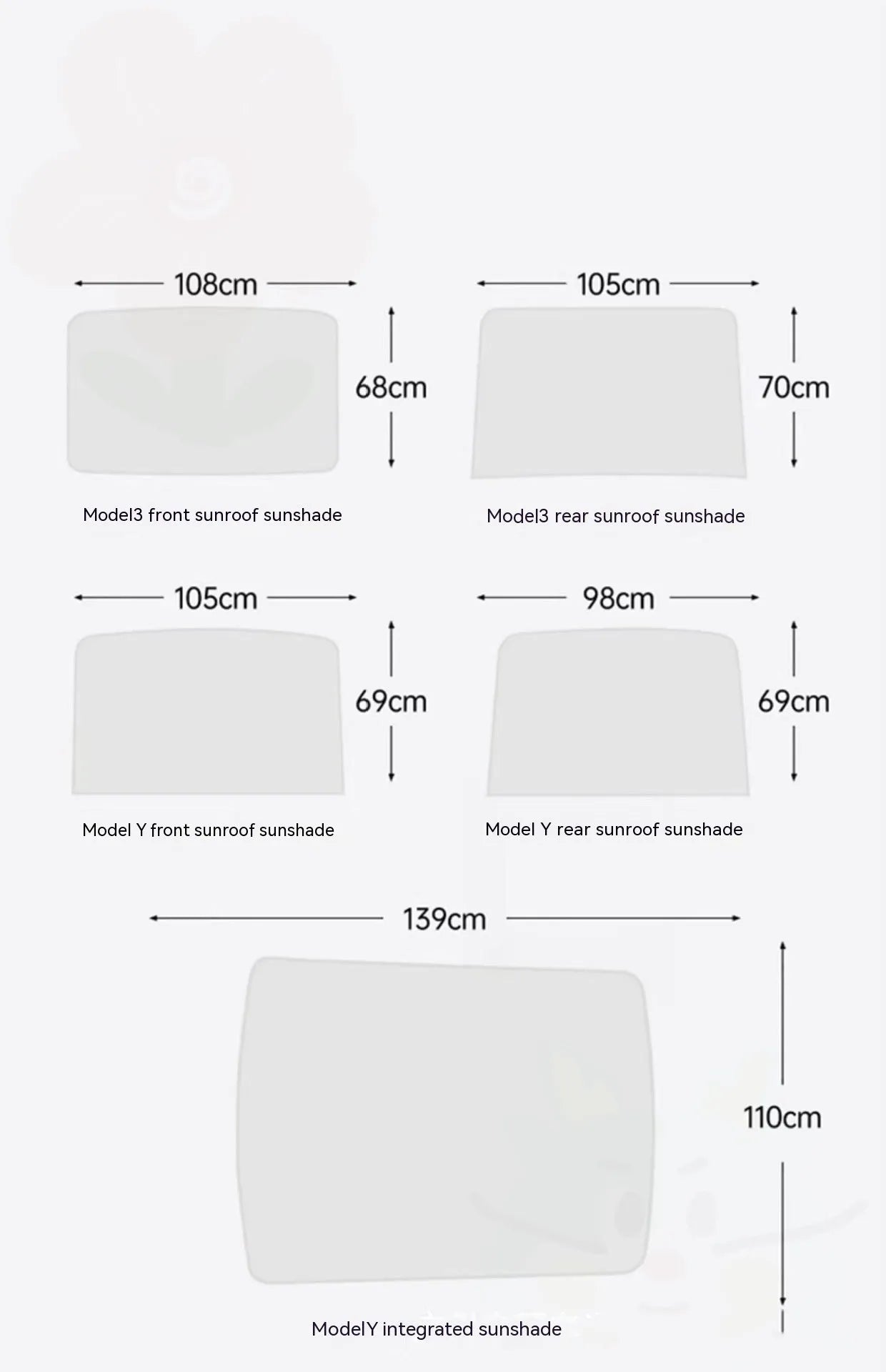Silicone electrostatic car sunshade with plaid pattern shown in black colour