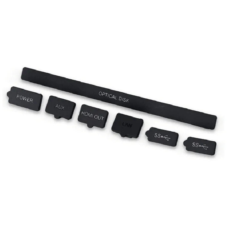 PS4 Slim dust plug suit made from ABS material measuring 5.8x1.5x29.3cm