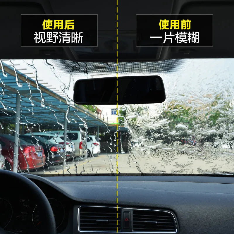 70ml transparent car glass water repellent bottle for automotive rain protection