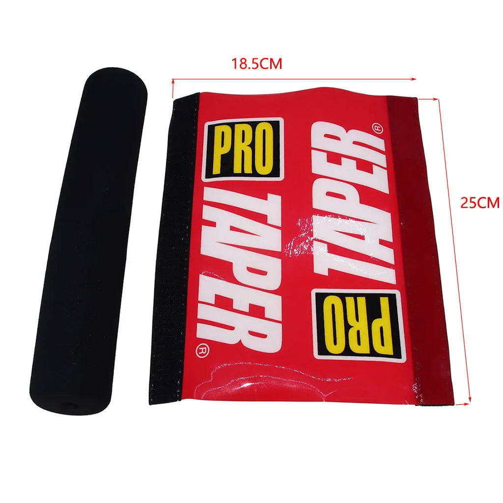 25cm motorcycle chest protector foam cover in black, blue, or red for universal fit
