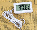 Digital thermometer for aquarium fish tank measuring water temperature with clear display