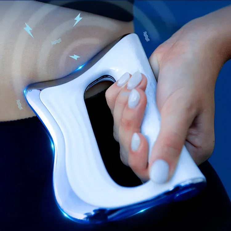 Natural resin rectangular scraping board for muscle massage