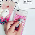 Four colourful glitter cat phone cases for iPhone 6 7 8 X models