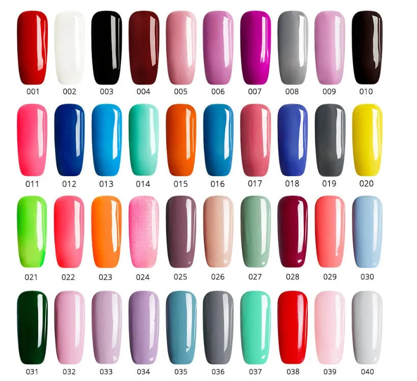 One-step nail rubber gel pen 5ml in 44 colours with non-toxic quick-drying formula