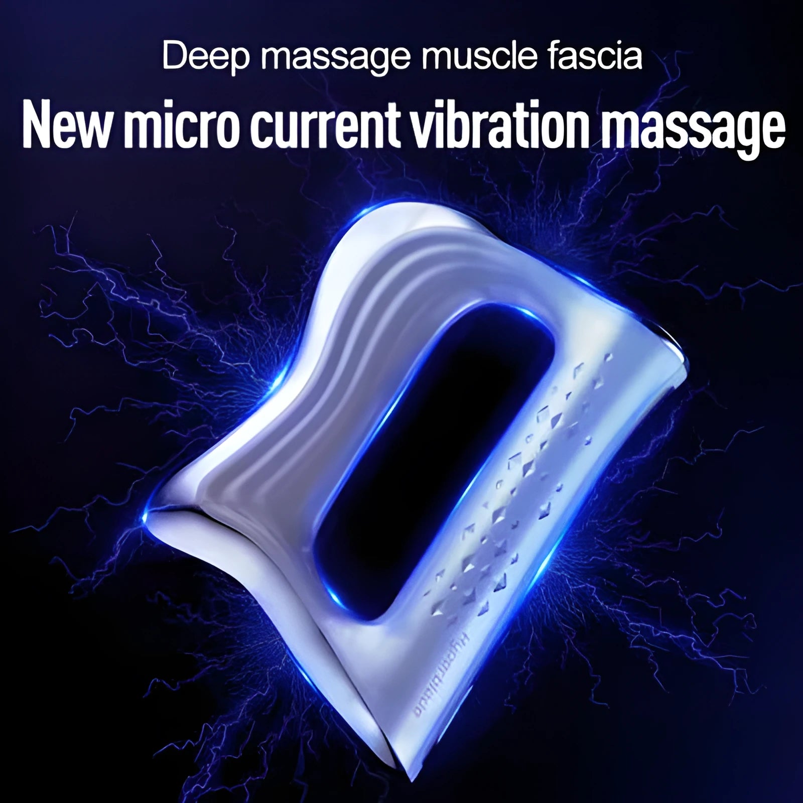 Natural resin rectangular scraping board for muscle massage
