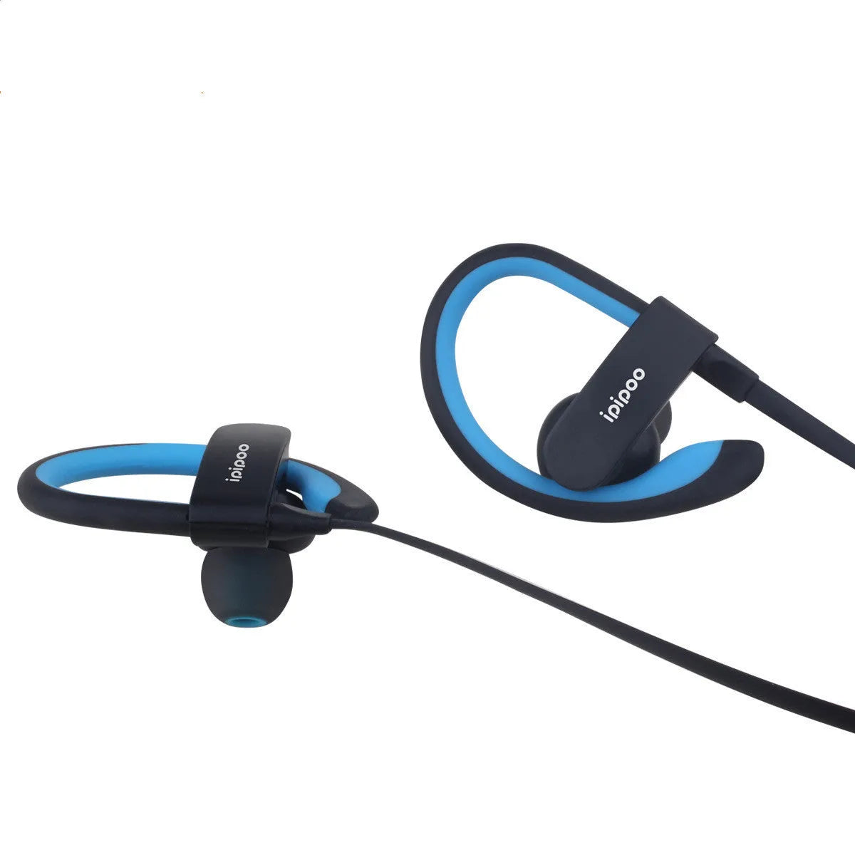 Wireless Bluetooth sports running headphones in blue, grey, red, and yellow colour options
