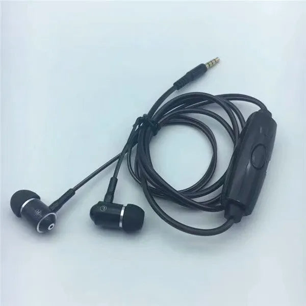 Blue Magic Light LED Earphones with illuminated EL light line and inline remote control.