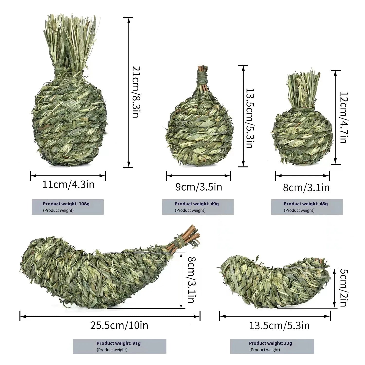 Pet Rabbit Relieving Stuffy Toys Timothy Grass Guinea Pig Bite Gnaw Molar Snacks Apple Banana Eggplant Pear Pineapple 25 8cm 8 12cm 9cm 13.5 5cm 11 21cm Small Animal Chew Enrichment Accessories