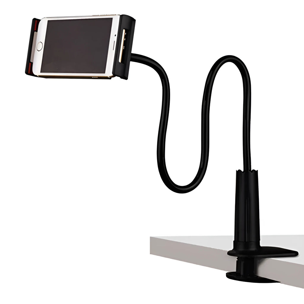 Universal tablet mount holder lazy bracket in black or white with 70cm or 100cm stretch arm
