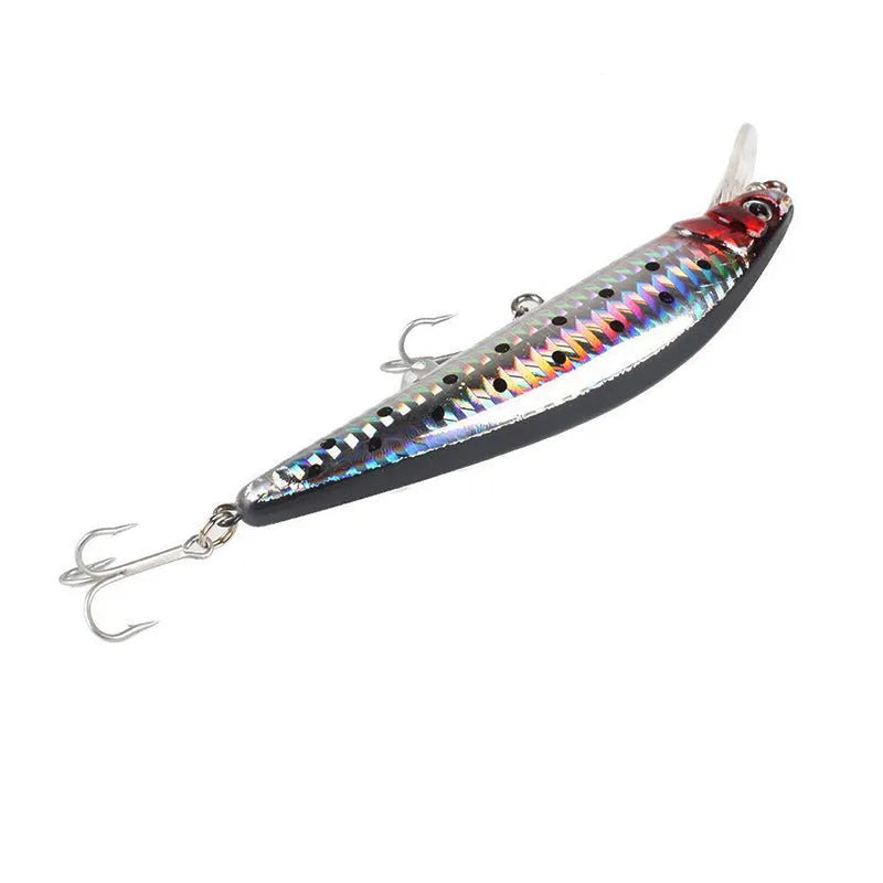 Electric fishing lure plastic body with default colour option