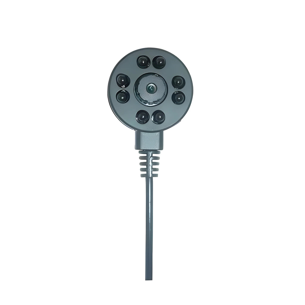 Black AHD 130W night vision wired camera with 3.6mm lens for home surveillance