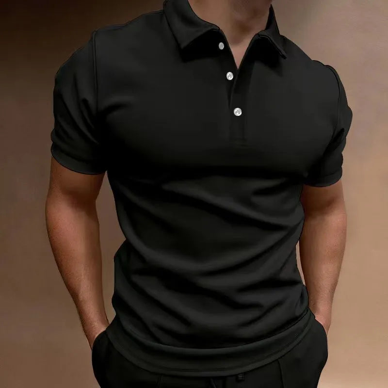 Men's loose fit cotton blend T-shirt in multiple colours with short sleeve design