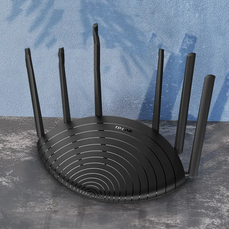 TL-WDR7661 Gigabit Edition AC1900 wireless router with compact design and network cable