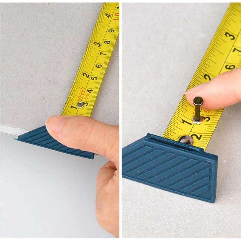 Blue aluminium alloy and TPR plastic woodworking cutter with precise scale for multi-board cutting