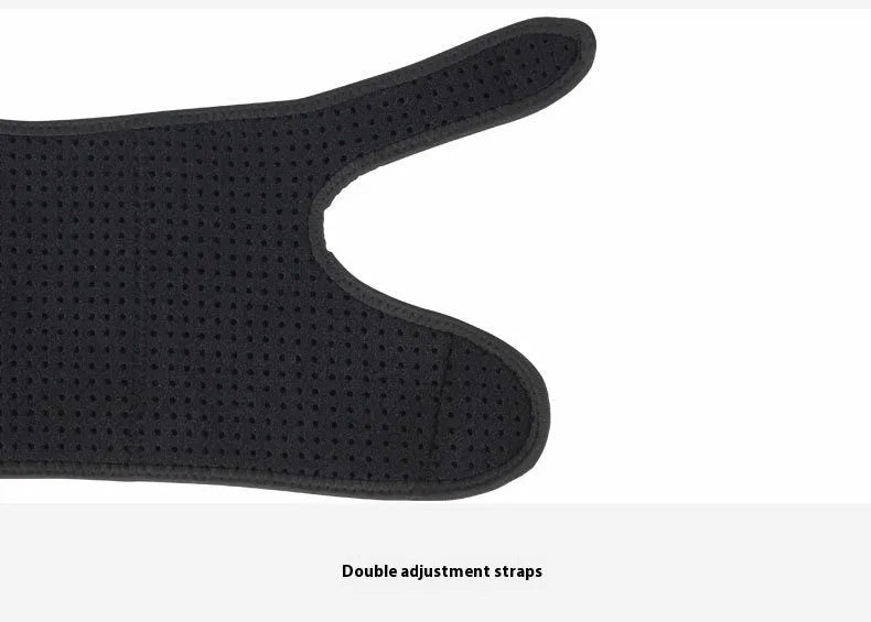 Men's neoprene wrist support glove with internal aluminium plywood splint for sports.