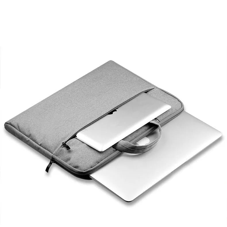 Ant cloth laptop bag in Apple Grey with soft handle, suitable for MacBook Air and Pro 13.3 inch
