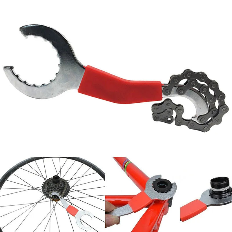 Bicycle maintenance tool set 3-in-1 chain cutter with 20 teeth and tail hook weighing 35 grams