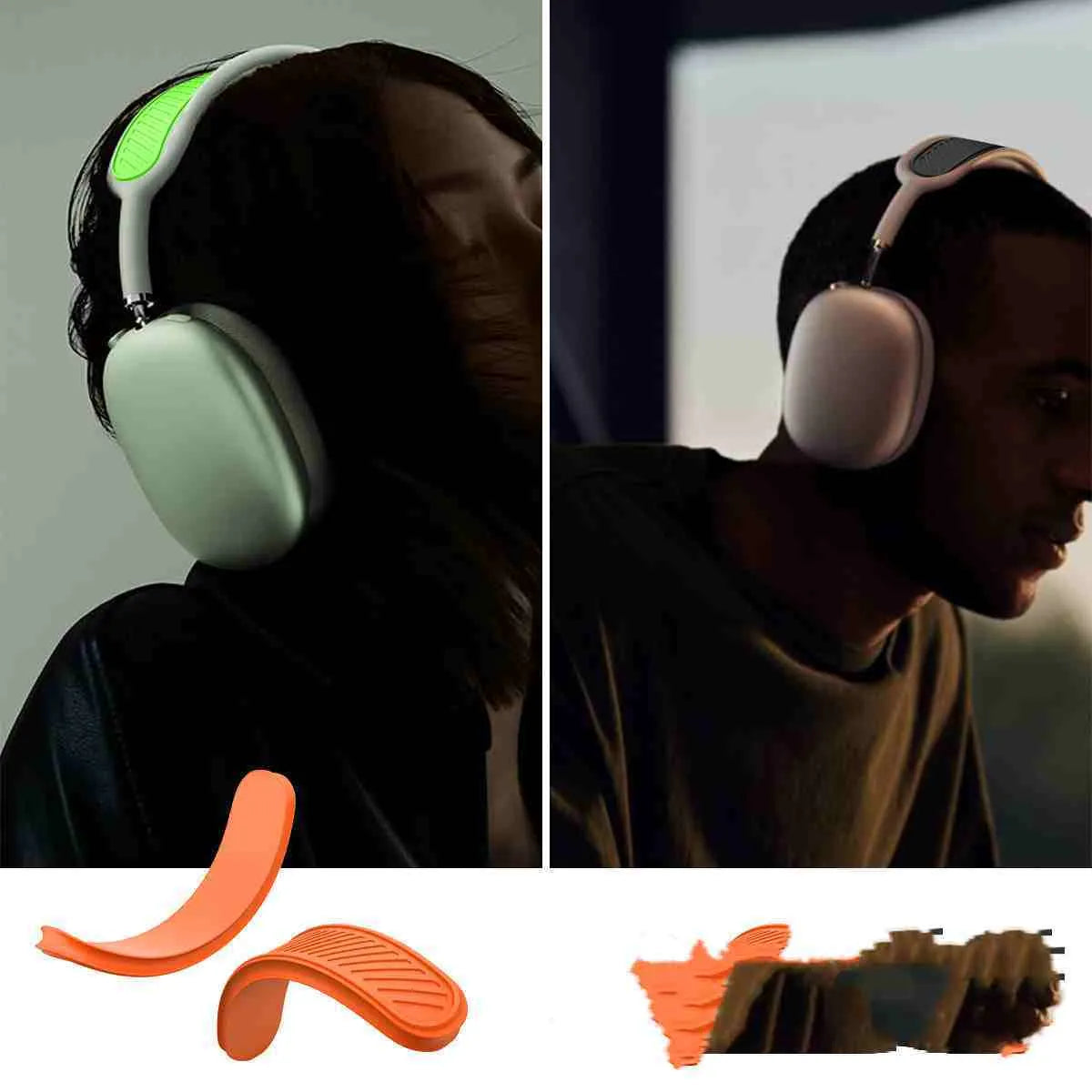 Silicone protective cover for AirPods Max headphone beam in five colours