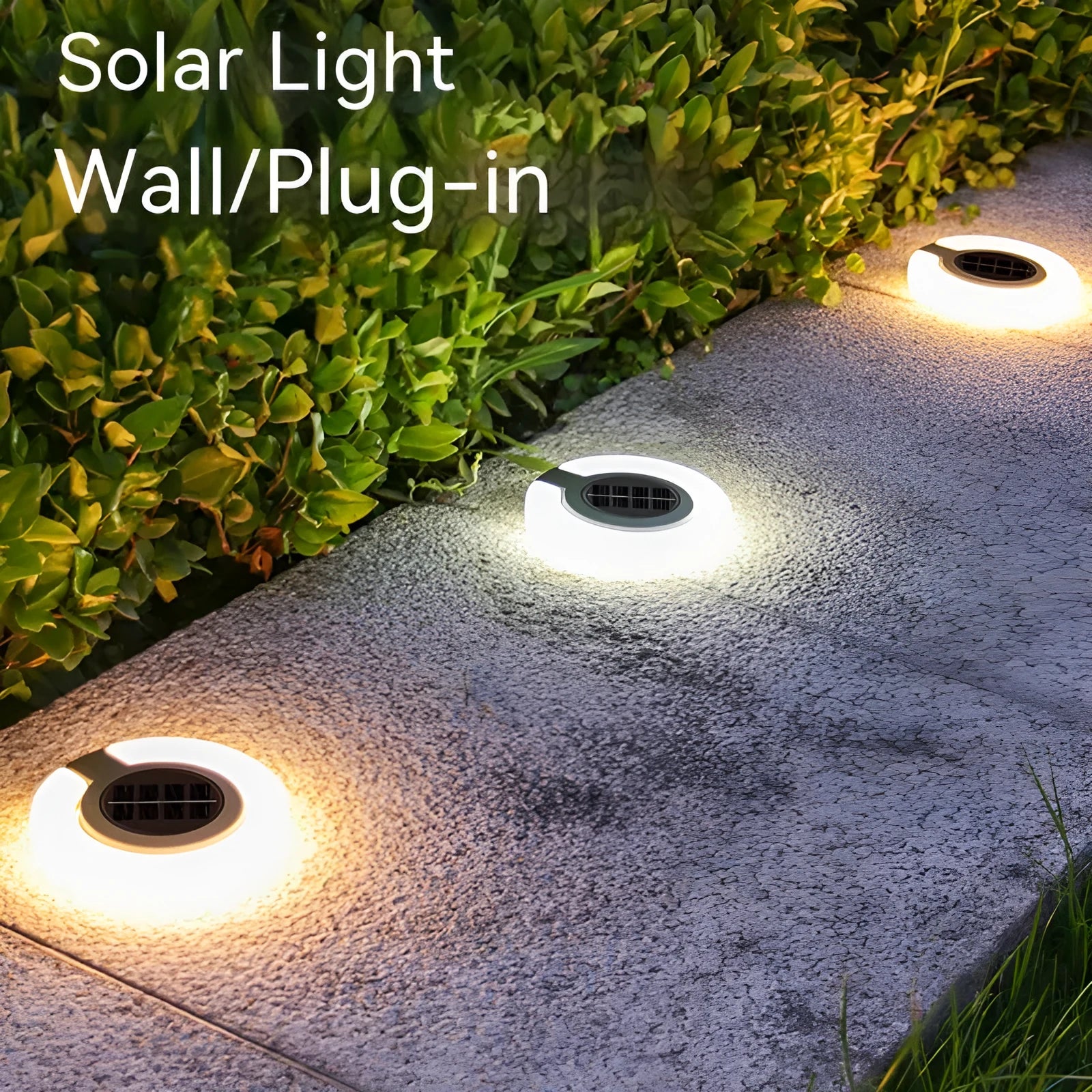 Solar underground light with waterproof folding aperture outdoor garden ground lighting