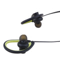 Wireless Bluetooth sports running headphones in blue, grey, red, and yellow colour options