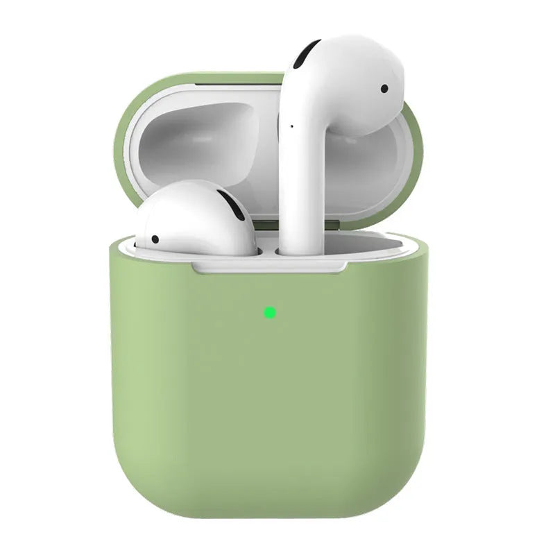 AirPods 2 silicone clamshell case cover in multiple colours for Apple wireless earphones