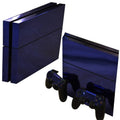 Gold plated PS4 protective film with matte finish showing colour options