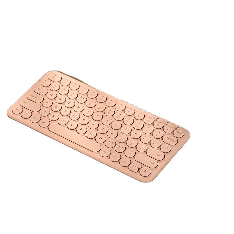 Ultra-thin wireless keyboard and mouse set in white with USB receiver and keyboard film.