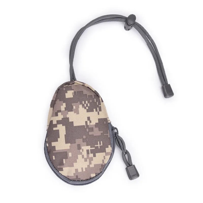Outdoor sports key organiser bag in Oxford cloth with telescopic rope attached.