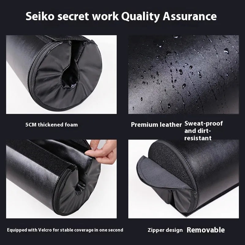Square barbell training protection mat for bench press and hip thrust exercises