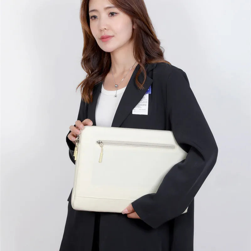 Oxford cloth laptop bag protective case for 13-15.6 inch laptops, available in pink green blue beige grey