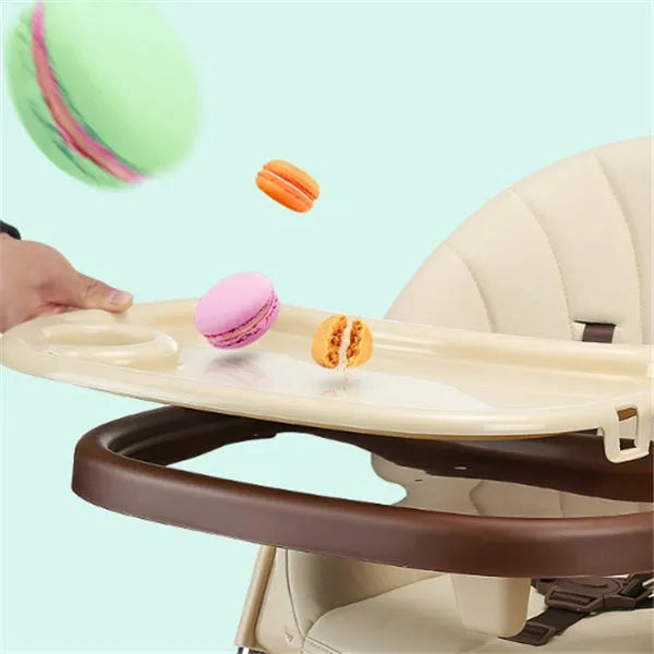 Toddler baby chair with stable anti-fall base in blue colour option for children aged 24 months plus