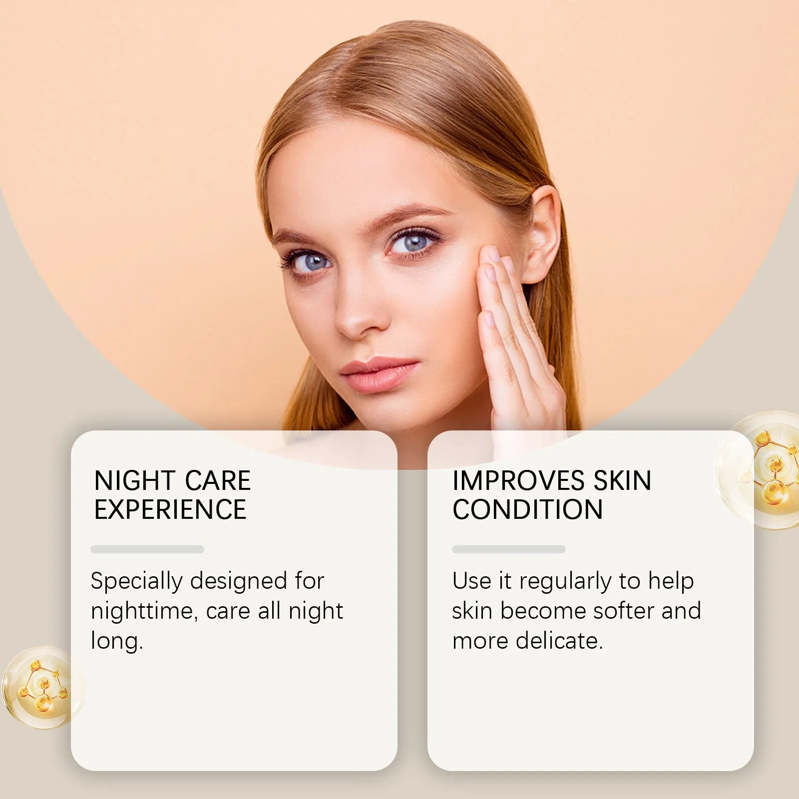 30g moisturising facial mask tube with skin lightening properties measuring 5.1cm by 3.9cm