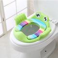 Baby children toilet seat in pink PP material with non-slip pads on bottom, size 38x35x8 cm