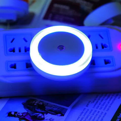 Circular halo-shaped LED induction lamp with magnetic mount for portable use on market stalls