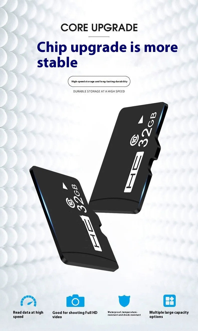 TF memory card for recorder and monitoring device storage expansion in 128GB 256GB 512GB capacities