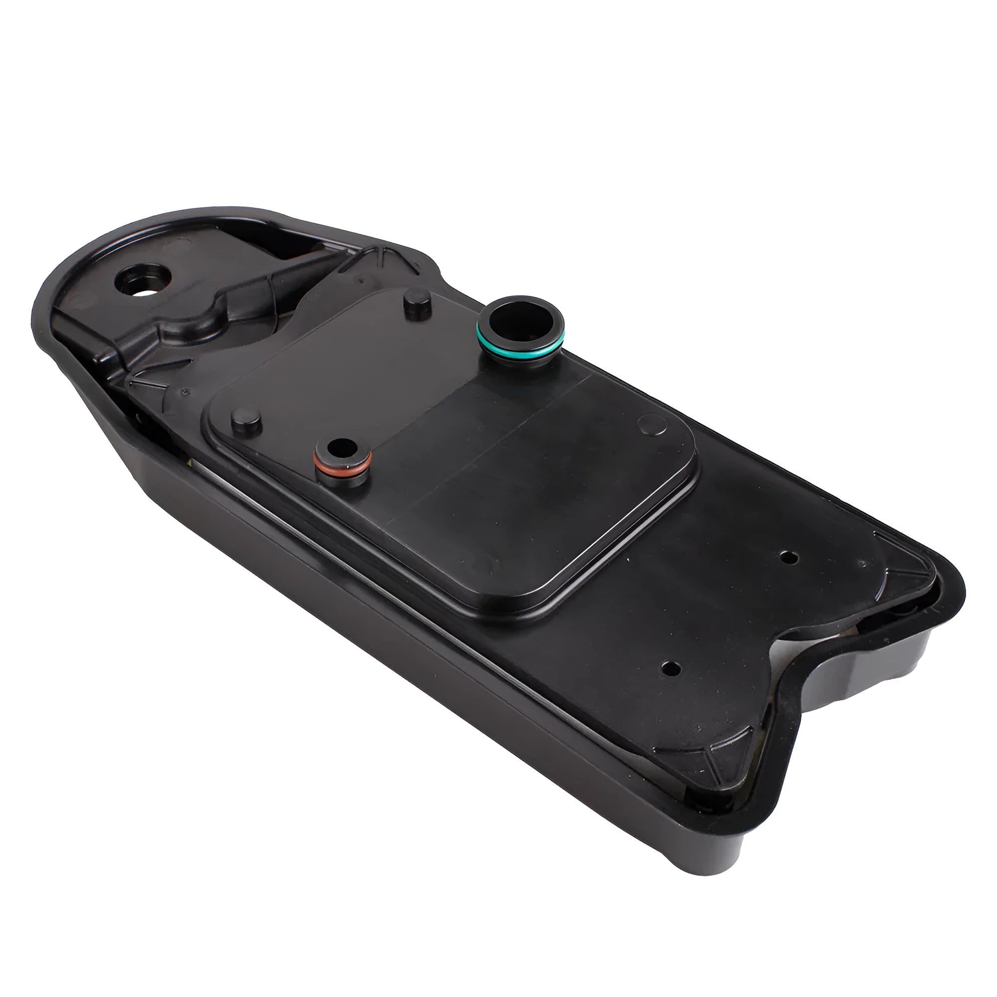 Black OFI068 crankcase ventilation filter for Ram truck with 6.7L Cummins diesel engine