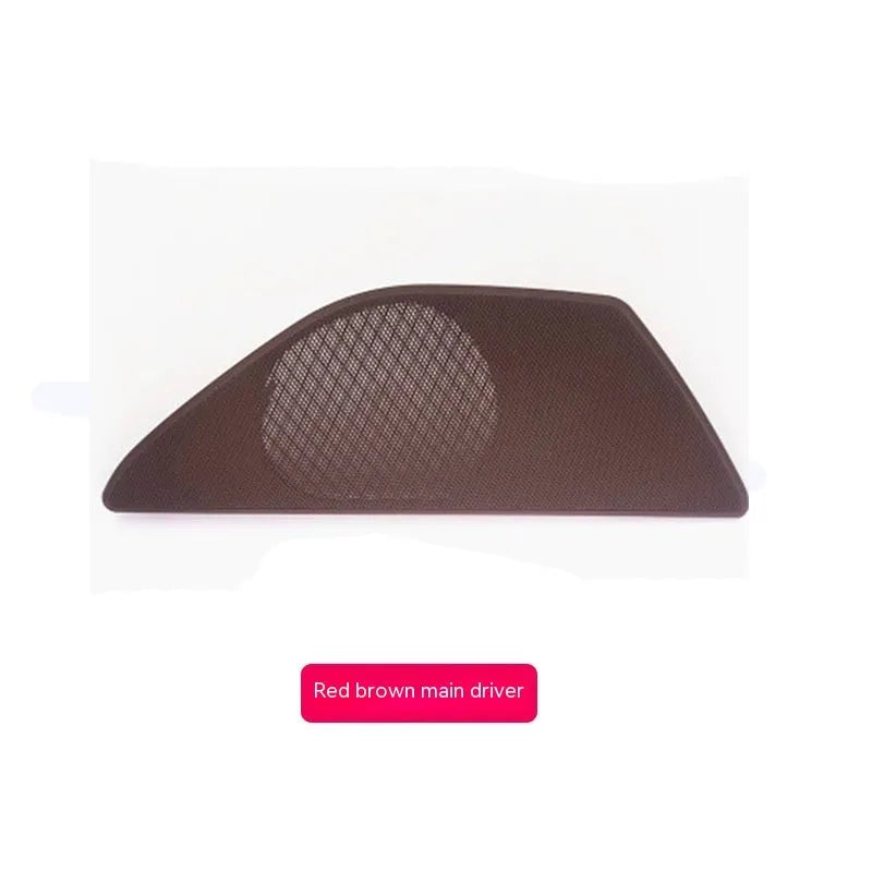 BMW 5 Series door speaker cover replacement part in ABS PC material, showing grille detail.