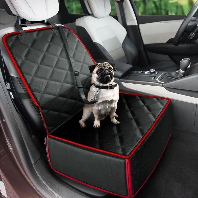 Big dog car pet pad on front seat with non-slip base and anti-dirt surface