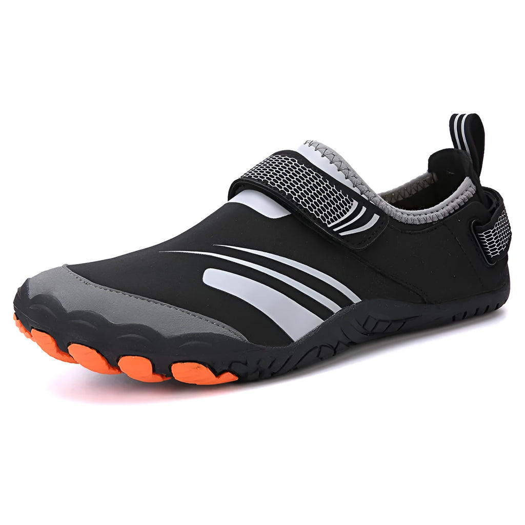 Men's multi-sport fitness shoes breathable mesh rubber outsole in Black Grey Orange Pink Yellow sizes 35-46