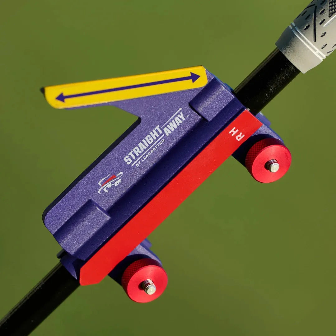 Plastic golf swing plane simulator training aid for improving club path mechanics