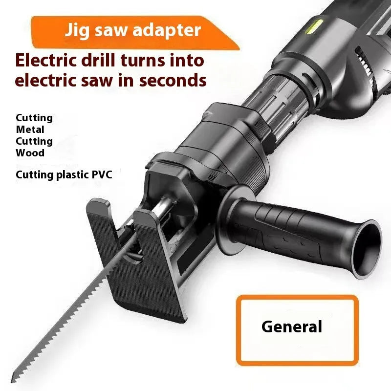 Change to handheld converter chainsaw multi-function tool with alloy drive shaft and saw blades for garden cutting