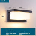 Retro outdoor waterproof LED wall light with square aluminium lampshade and European style, 18W option