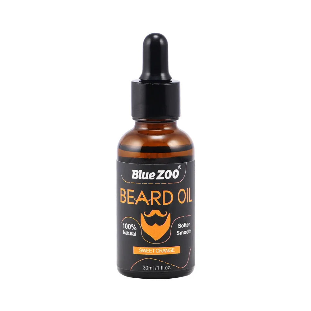 100% natural organic beard oil conditioner with tea tree jojoba grape seed sweet almond orange sandalwood eucalyptus