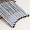 10-piece micron needle drawing pen set with black waterproof pigment ink and tip sizes 005 to 20