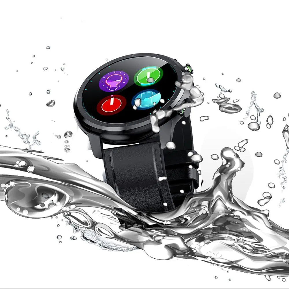 LEMFO LF26 smart bracelet with 1.3-inch screen shown in Black and Brown Silver colour options